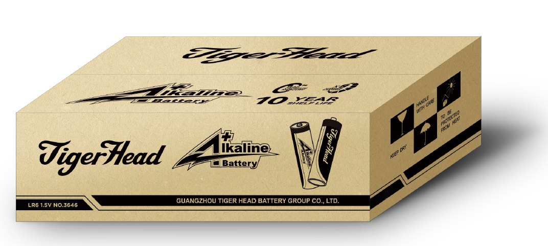PILAS ALCALINAS TIGER HEAD A+ LR6 TAMAÑO AA