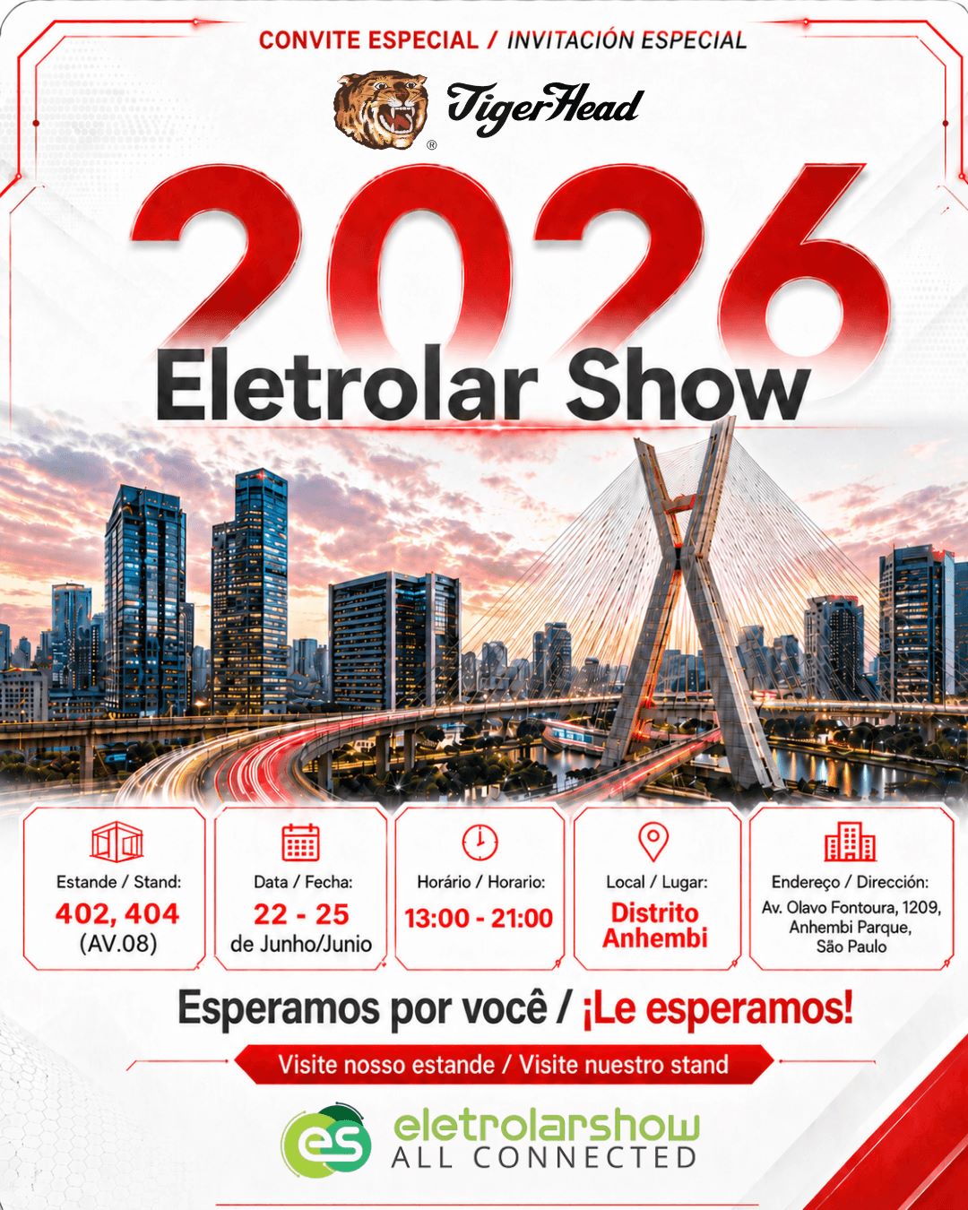 Tiger Head Battery Group presenta innovaciones energéticas avanzadas en Latinoamérica en la feria Electrolar Show 2026.