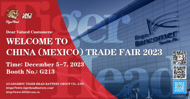 INVITACIÓN: Tiger Head Battery te invita a visitar la FERIA COMERCIAL DE MÉXICO 2023