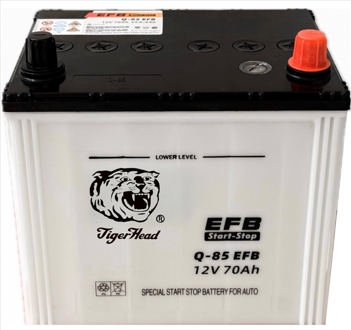 Bater&iacute;as de arranque y parada EFB Q-85 - Cabeza de tigre